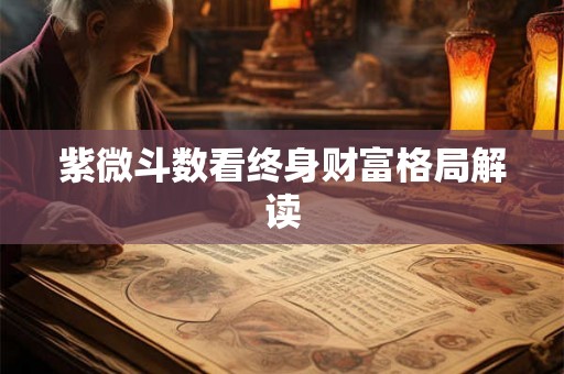 紫微斗数看终身财富格局解读