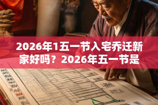 2026年1五一节入宅乔迁新家好吗?2026年五一节是黄道吉日吗? 2026年1五一节入宅乔迁新家好吗?2026年五一节是黄道吉日吗?