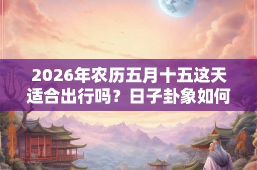 2026年农历五月十五这天适合出行吗？日子卦象如何？