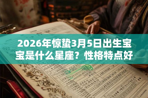 2026年惊蛰3月5日出生宝宝是什么星座？性格特点好不好？