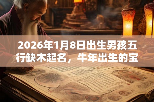 2026年1月8日出生男孩五行缺木起名,牛年出生的宝宝性格怎么样? 2026年1月8日出生男孩五行缺木起名,牛年出生的宝宝性格怎么样?