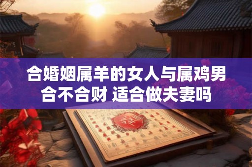 合婚姻属羊的女人与属鸡男合不合财 适合做夫妻吗