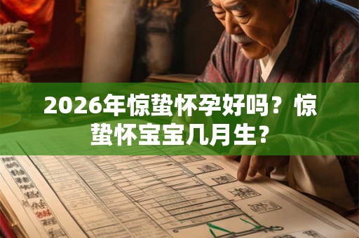 2026年惊蛰怀孕好吗？惊蛰怀宝宝几月生？