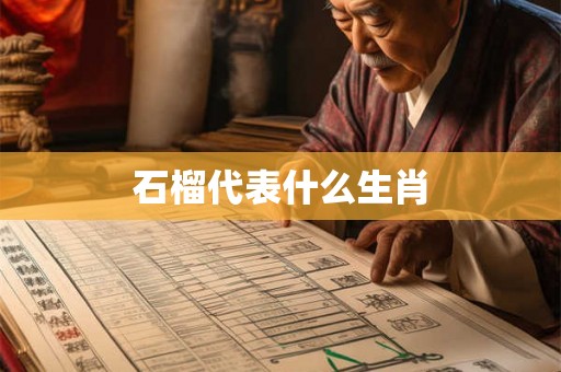 石榴代表什么生肖