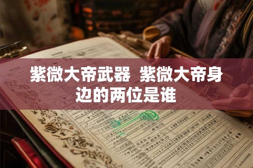 紫微大帝武器  紫微大帝身边的两位是谁