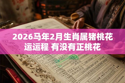 2026马年2月生肖属猪桃花运运程 有没有正桃花