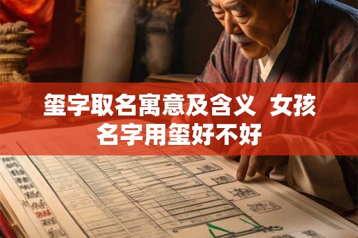 玺字取名寓意及含义  女孩名字用玺好不好