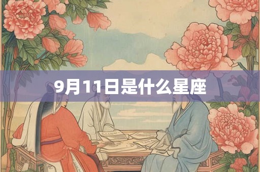 9月11日是什么星座