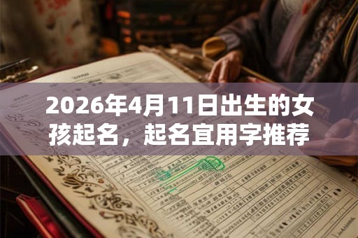 2026年4月11日出生的女孩起名,起名宜用字推荐 2026年4月11日出生的女孩起名,起名宜用字推荐
