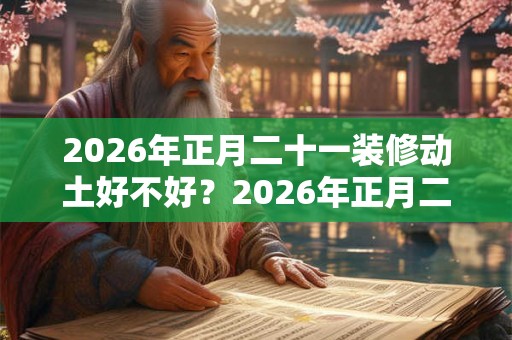 2026年正月二十一装修动土好不好？2026年正月二十一卦象吉凶？