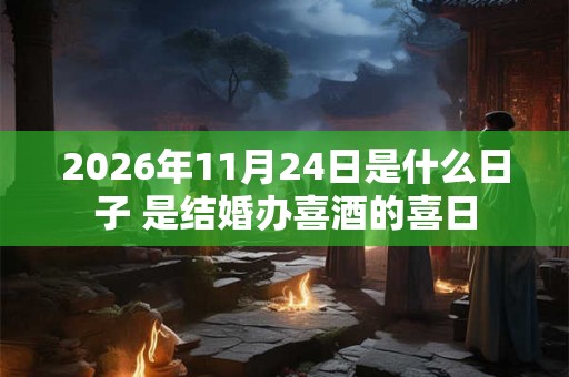 2026年11月24日是什么日子 是结婚办喜酒的喜日