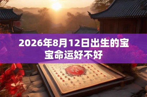 2026年8月12日出生的宝宝命运好不好