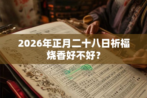 2026年正月二十八日祈福烧香好不好? 2026年正月二十八日祈福烧香好不好?