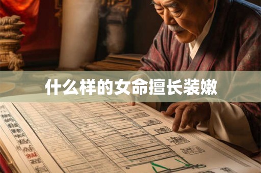 什么样的女命擅长装嫩