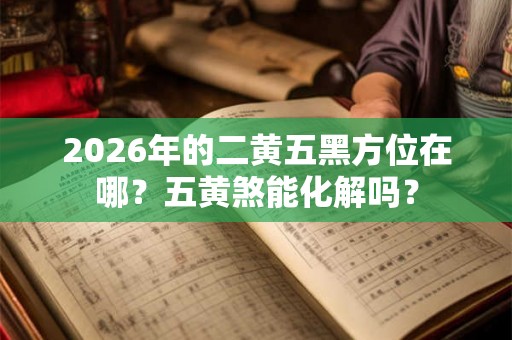 2026年的二黄五黑方位在哪？五黄煞能化解吗？