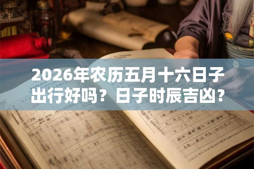 2026年农历五月十六日子出行好吗?日子时辰吉凶? 2026年农历五月十六日子出行好吗?日子时辰吉凶?