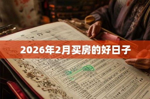 2026年2月买房的好日子