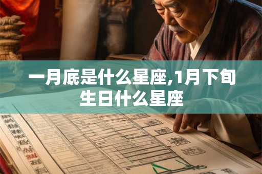 一月底是什么星座,1月下旬生日什么星座 一月底是什么星座,1月下旬生日什么星座