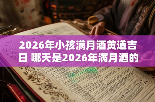 2026年小孩满月酒黄道吉日 哪天是2026年满月酒的黄道吉日