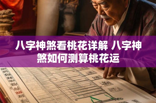 八字神煞看桃花详解 八字神煞如何测算桃花运