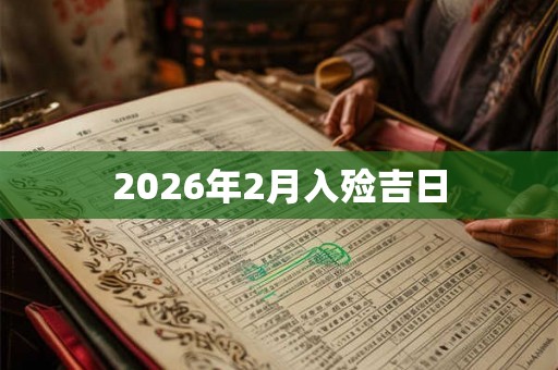 2026年2月入殓吉日