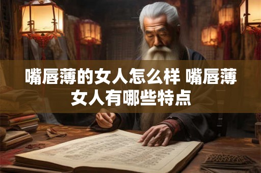 嘴唇薄的女人怎么样 嘴唇薄女人有哪些特点