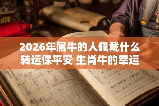 2026年属牛的人佩戴什么转运保平安 生肖牛的幸运挂饰