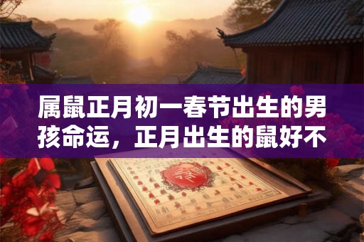 属鼠正月初一春节出生的男孩命运，正月出生的鼠好不好？