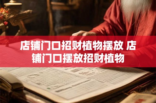 店铺门口招财植物摆放 店铺门口摆放招财植物