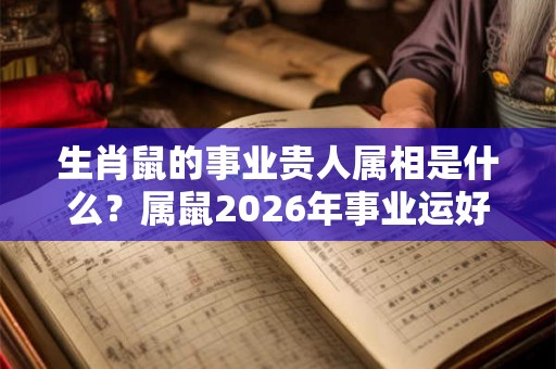 生肖鼠的事业贵人属相是什么？属鼠2026年事业运好吗？