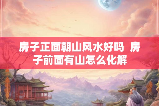 房子正面朝山风水好吗  房子前面有山怎么化解