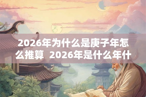2026年为什么是庚子年怎么推算  2026年是什么年什么命