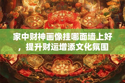 家中财神画像挂哪面墙上好，提升财运增添文化氛围