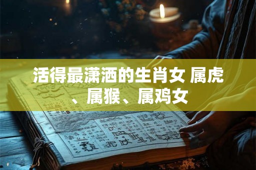 活得最潇洒的生肖女 属虎、属猴、属鸡女 活得最潇洒的生肖女 属虎、属猴、属鸡女