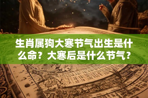 生肖属狗大寒节气出生是什么命?大寒后是什么节气? 生肖属狗大寒节气出生是什么命?大寒后是什么节气?