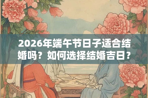 2026年端午节日子适合结婚吗？如何选择结婚吉日？