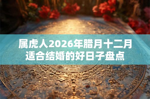 属虎人2026年腊月十二月适合结婚的好日子盘点