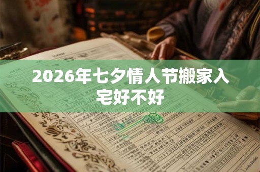 2026年七夕情人节搬家入宅好不好