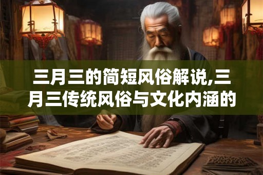 三月三的简短风俗解说,三月三传统风俗与文化内涵的碰撞 三月三的简短风俗解说,三月三传统风俗与文化内涵的碰撞