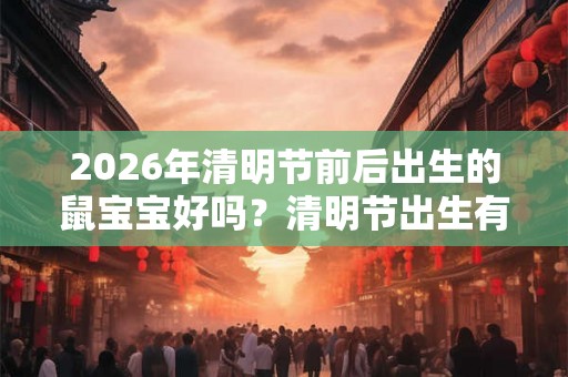 2026年清明节前后出生的鼠宝宝好吗？清明节出生有什么说法？
