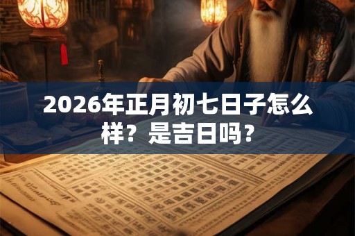 2026年正月初七日子怎么样？是吉日吗？