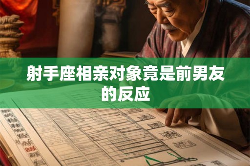 射手座相亲对象竟是前男友的反应