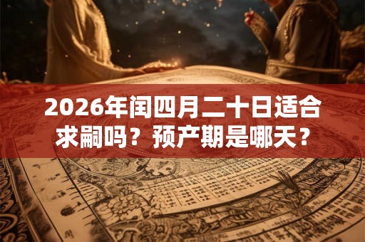 2026年闰四月二十日适合求嗣吗？预产期是哪天？