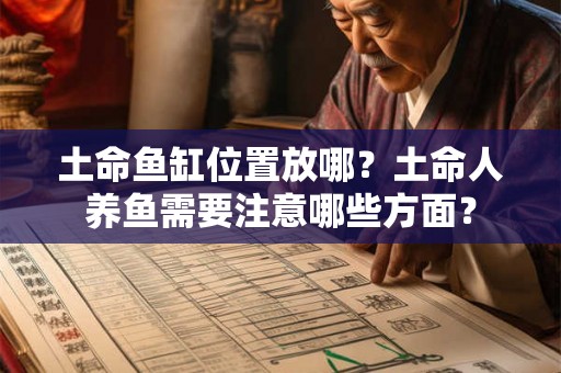 土命鱼缸位置放哪？土命人养鱼需要注意哪些方面？