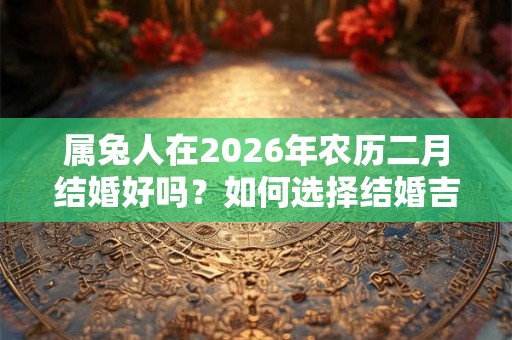 属兔人在2026年农历二月结婚好吗？如何选择结婚吉日