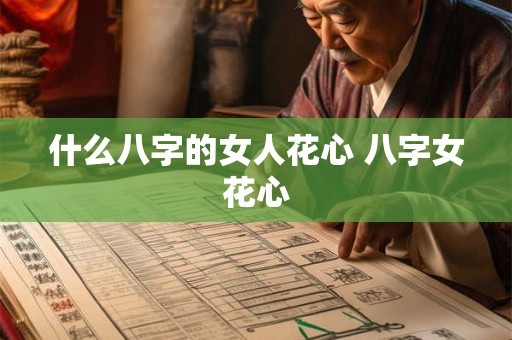 什么八字的女人花心 八字女花心