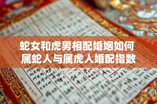 蛇女和虎男相配婚姻如何 属蛇人与属虎人婚配指数