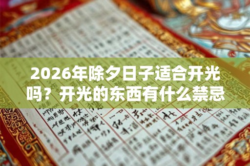 2026年除夕日子适合开光吗？开光的东西有什么禁忌？