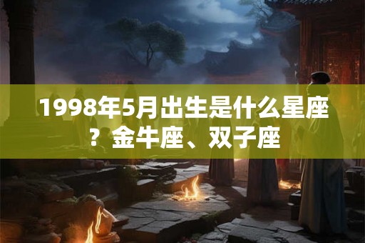 1998年5月出生是什么星座？金牛座、双子座