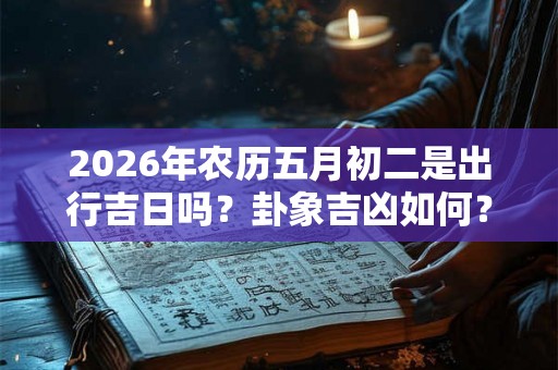 2026年农历五月初二是出行吉日吗?卦象吉凶如何? 2026年农历五月初二是出行吉日吗?卦象吉凶如何?